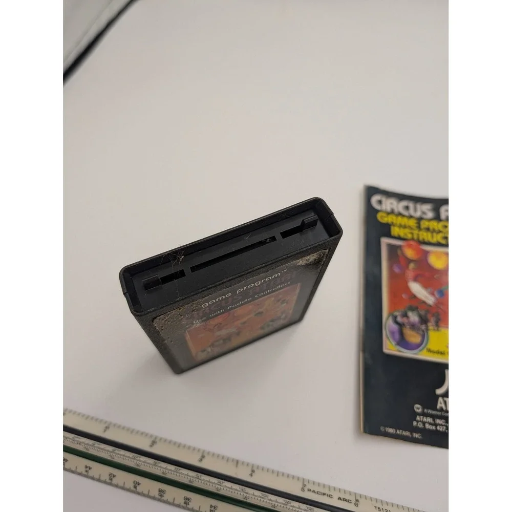 Circus Atari 2600 Game Cartridge CX2630 with Original Instruction Manual 1978